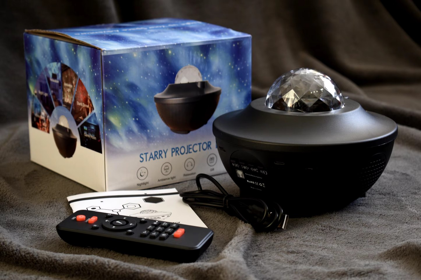 NEW!!!🔮🎁 StellarKrafts Bluetooth Galaxy Star Projector