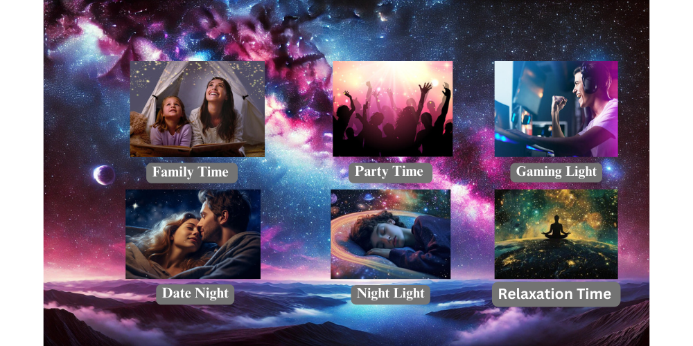 NEW!!!🔮🎁 StellarKrafts Bluetooth Galaxy Star Projector