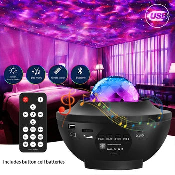 NEW!!!🔮🎁 StellarKrafts Bluetooth Galaxy Star Projector